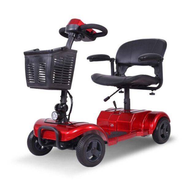 Portable Folding Electric Mobility Scooter Tragbarer Elektromobilitätsroll‑Scooter, zusammenklappbar, mit Einhandsteuerung