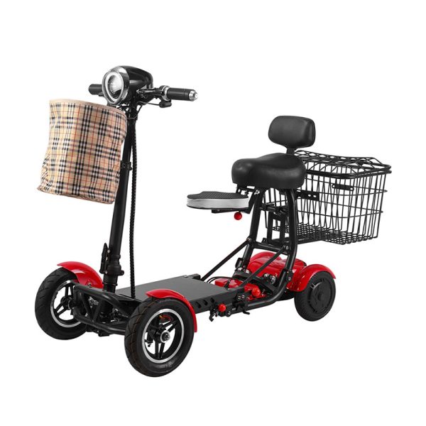 Lightweight Electric Scooter Leichter Elektrorollstuhl, Einfaches Zusammenfalten und Einhandbedienung