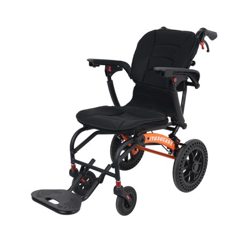 Ergonomischer Aluminium-Rollstuhl mit Wabenreifen