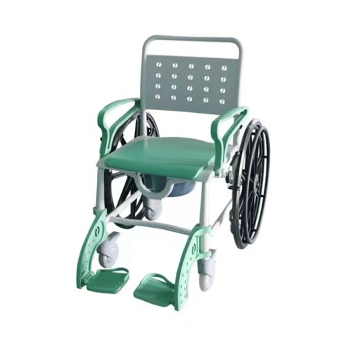 Multifunktionaler Rollstuhl mit Dusch- und Toilettensitz