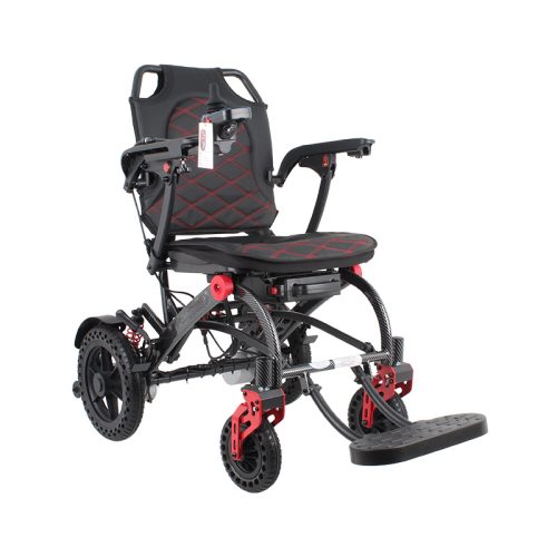 Leichter Elektrorollstuhl mit bürstenlosem Motor und hochklappbaren Armlehnen