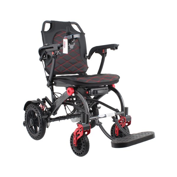 Lightweight Electric Wheelchair Leichter Elektrorollstuhl mit bürstenlosem Motor und hochklappbaren Armlehnen