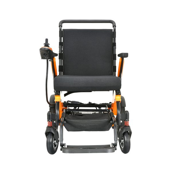 04 Leichter Reisefähiger Elektrorollstuhl – Faltbar, Mit Manueller Option, Hochklappbare Armlehnen