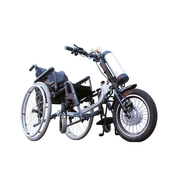 02 Handbike Aufsatz für manuelle Rollstühle mit LCD-Display und LED-Licht