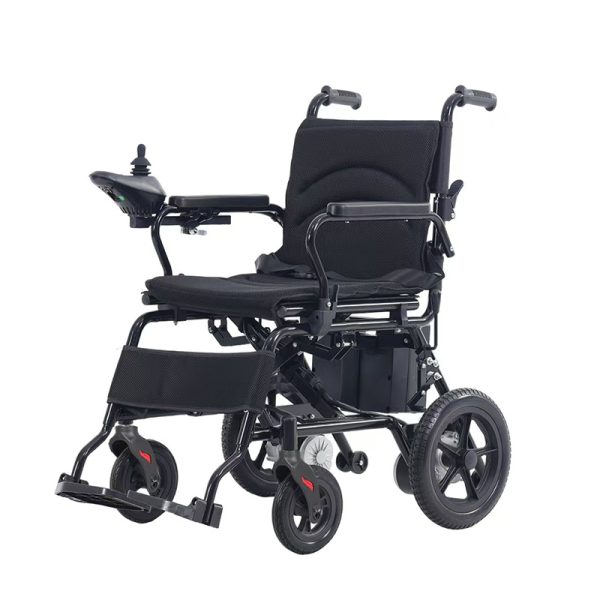 01 Dual-Motor Faltbarer Elektrorollstuhl | Robustes 100 kg Mobilitätshilfsmittel