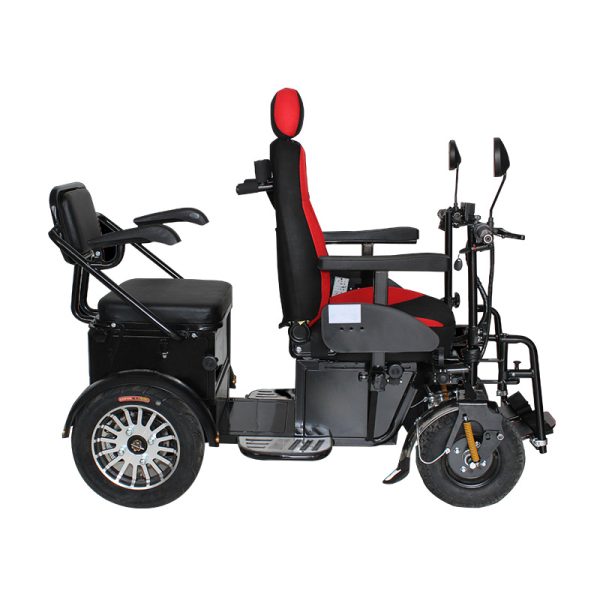 02 Zweisitziger Geländeelektro-Rollstuhl, Hochleistungsmotor & Langstreckenbatterie