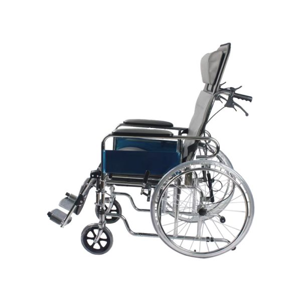 03 Leichter manuelle Rollstuhl YSM2020 – robuster Stahlrahmen, ergonomischer Sitzkomfort, leicht zu manövrieren