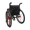 04 Ergonomischer Sportrollstuhl mit Netzsitzkissen und langlebigem Aluminiumrahmen