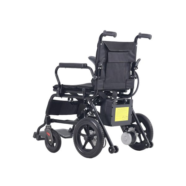06 Dual-Motor Faltbarer Elektrorollstuhl | Robustes 100 kg Mobilitätshilfsmittel