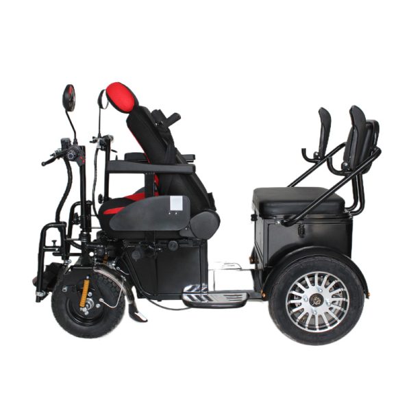 07 Zweisitziger Geländeelektro-Rollstuhl, Hochleistungsmotor & Langstreckenbatterie