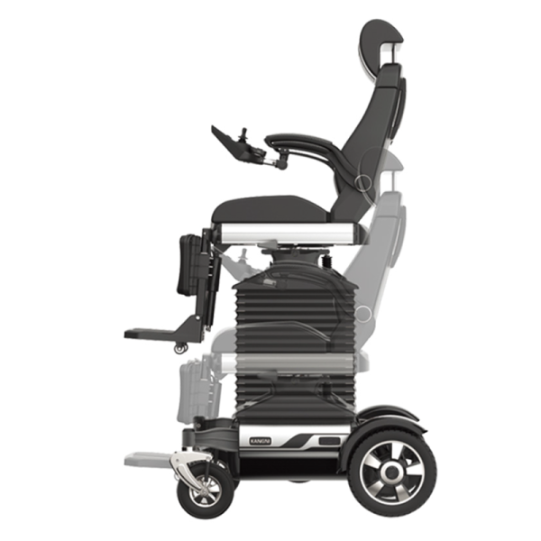 1 Elektrischer Rehabilitations-Rollstuhl YSE313 für Behinderte & Senioren – Geländetauglich, verstellbarer Sitzlift mit Stehfunktion