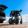 11 Dual-Motor Faltbarer Elektrorollstuhl | Robustes 100 kg Mobilitätshilfsmittel