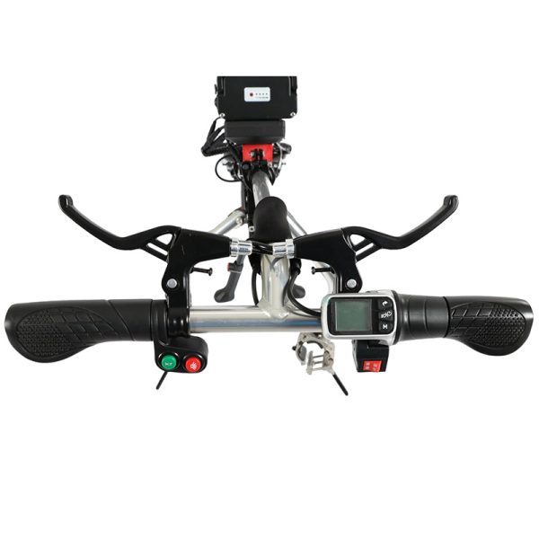 5 Rollstuhl-Handbike-Aufsatz YSH1005, Frontlicht & Mehrstufiges LCD