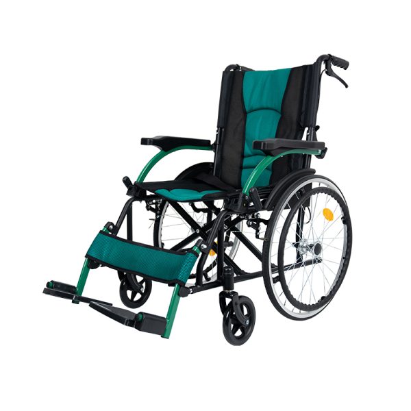 01 Manueller zusammenklappbarer Reise-Rollstuhl YSM2013 | Praktische Aufbewahrung, Stahlrahmen-Design