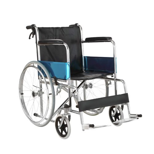 Leichter faltbarer manueller Toilettenrollstuhl | Abnehmbares Bettpfännchen