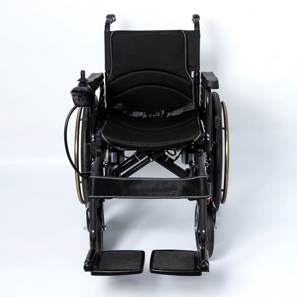 03 Tragbarer, leichter elektrischer Rollstuhl YSE111 mit Magnesiumrahmen