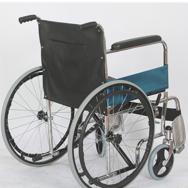 04 Leichter faltbarer manueller Toilettenrollstuhl | Abnehmbares Bettpfännchen