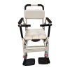 06 3-in-1 Folding Wheelchair mit Toiletten- und Duschfunktion, verstellbaren Armlehnen