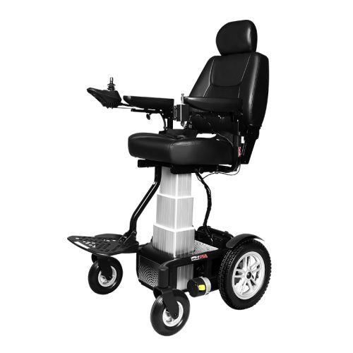 Höhenverstellbarer faltbarer elektrischer Rollstuhl YSE314 mit Power-Lift