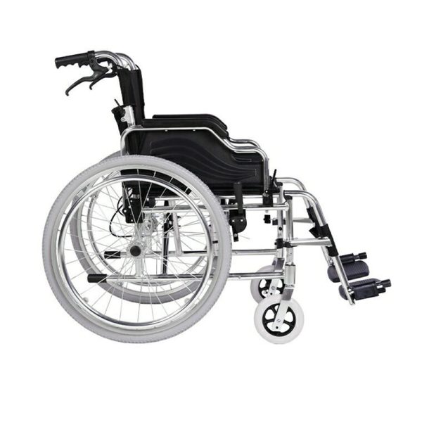 2 Tragbarer Rollstuhl mit atmungsaktivem 3D-Sitzkissen