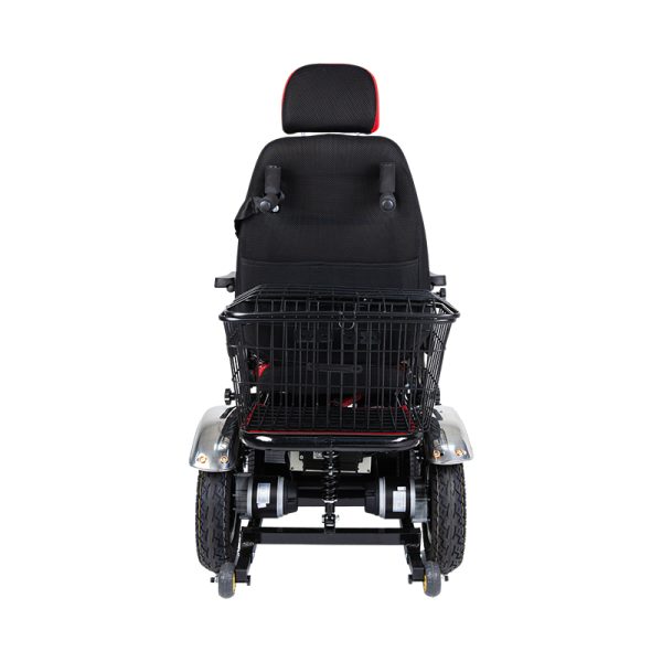 4 Schwerer Elektro-Rollstuhl YSE101 für Steigungen und unebenes Gelände