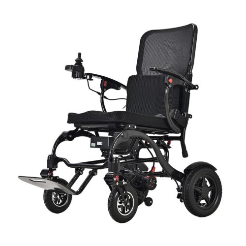 Carbonfaser-Klapp-Elektro-Rollstuhl YSE140, flugtauglich, leichter Reise-Mobilitätsstuhl