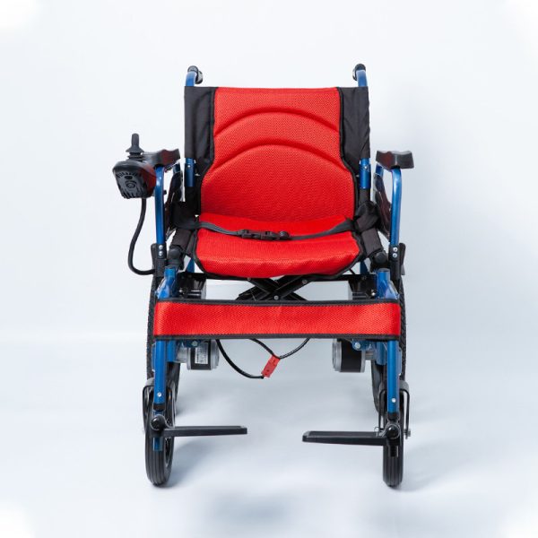 04 Faltbarer Elektrorollstuhl mit breitem Sitz YSE131 für Erwachsene, 130 kg Tragfähigkeit