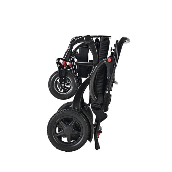 04 Carbonfaser-Klapp-Elektro-Rollstuhl YSE140, flugtauglich, leichter Reise-Mobilitätsstuhl