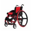 02 Faltbarer, leichter manueller Sportrollstuhl YSM2101 | Abnehmbare Hinterräder, Rahmen aus Aluminiumlegierung