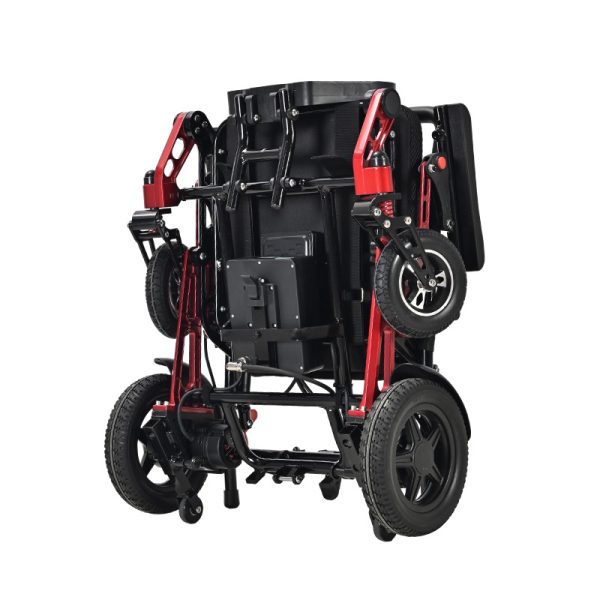 Leichter, faltbarer Elektrorollstuhl YSE142 – flugtauglicher Reiserollstuhl mit zwei 150-W-Motoren