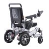 4 Faltbarer elektrischer Rollstuhl mit zwei Motoren und Lithiumbatterie