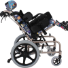 5 Leichter Kinderrollstuhl YSM2201L mit Faltmechanismus und verstellbarer Rückenlehne