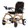 Faltbarer elektrischer Aluminium-Rollstuhl YSE141 mit 350-W-Bürstenlosmotor