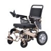9 Faltbarer elektrischer Rollstuhl mit zwei Motoren und Lithiumbatterie