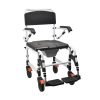Faltbarer manueller Aluminium-Rollstuhl YSM2057 mit Toilettenfunktion und leichten PU-Rädern