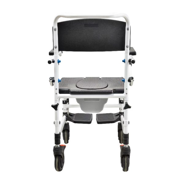 Faltbarer manueller Aluminium-Rollstuhl YSM2057 mit Toilettenfunktion und leichten PU-Rädern